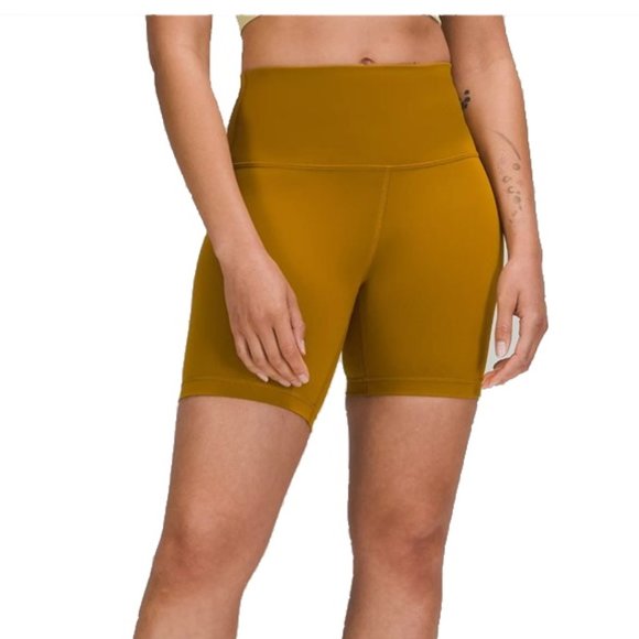 lululemon athletica Pants - Lululemon Women's Gold Spice Align High-Rise Short 8"